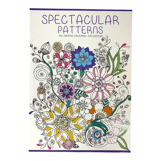 Spectacular Patterns Stress Relief Coloring Book || دفتر تلوين لتخفيف التوتر الاشكال المذهله