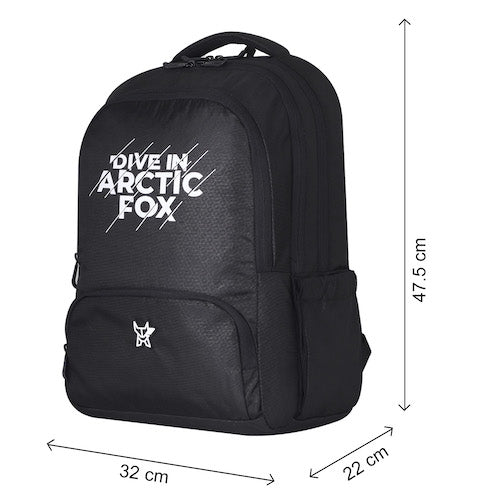 Arctic Fox Backpack - Hood Black