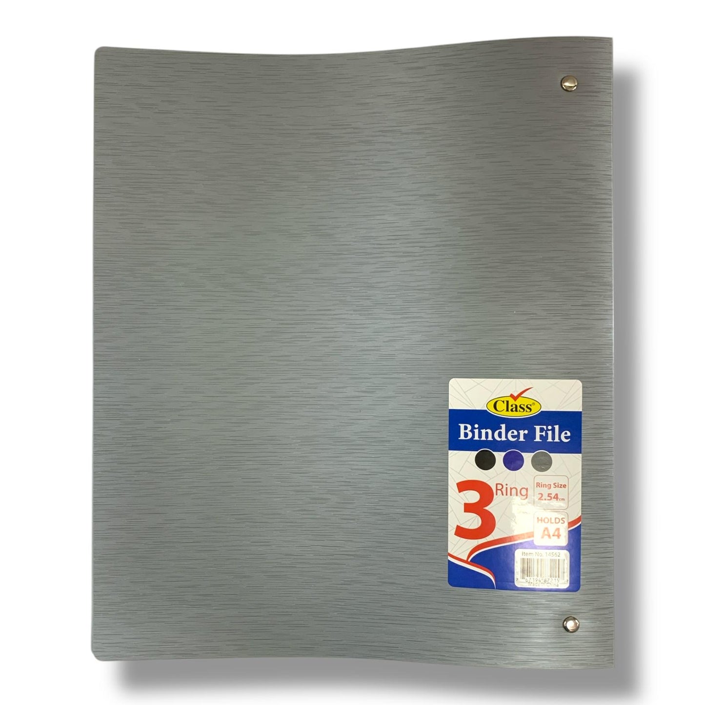Class 3 Ring Binder File Grey Color || ملف كلاس ٣ حلقات لون رمادي