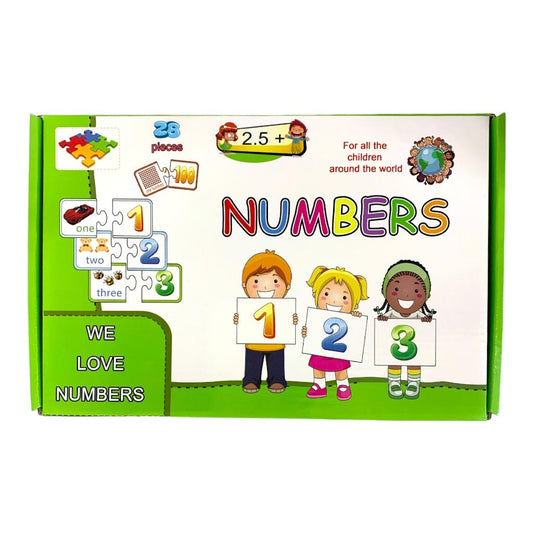 English Numbers Cards Puzzles for Smart Kids || بازل العباقرة للأطفآل ارقام الانجليزية