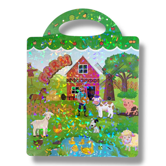 Farms Sticker Activity Book || دفتر نشاطات اطفال ستيكرات المزارع