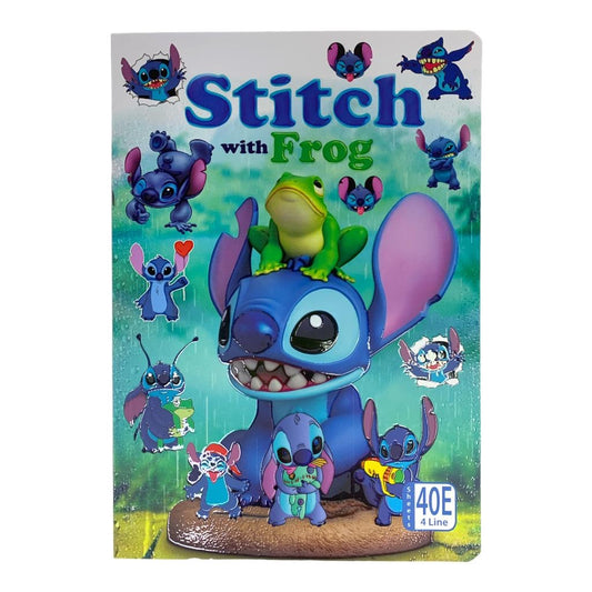 Stitch Notebook 7x9 40 Pages English || دفتر ستيتش حجم ٧*٩ عدد ٤٠ صفحة انجليزي