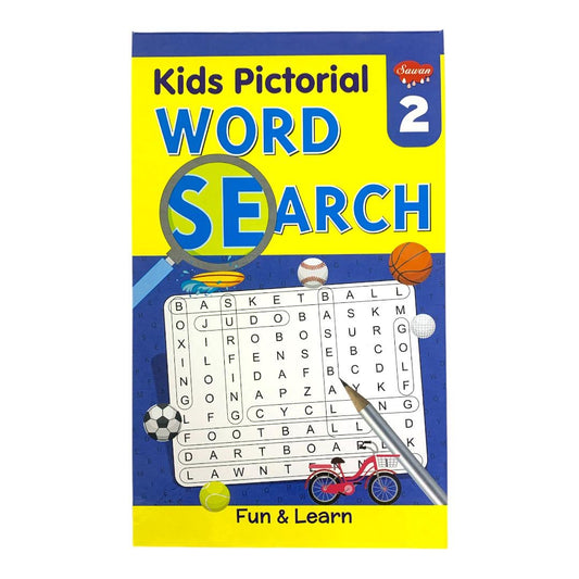 Sawan Kids Pictoral Word Search 2 || دفتر نشاطات الاطفال الغاز الكلمات ٢