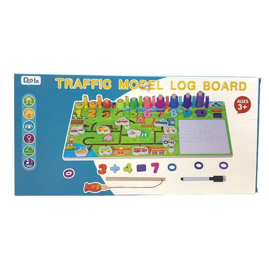 Traffic Model Log Board || لعبة حركة السيارات للاطفال