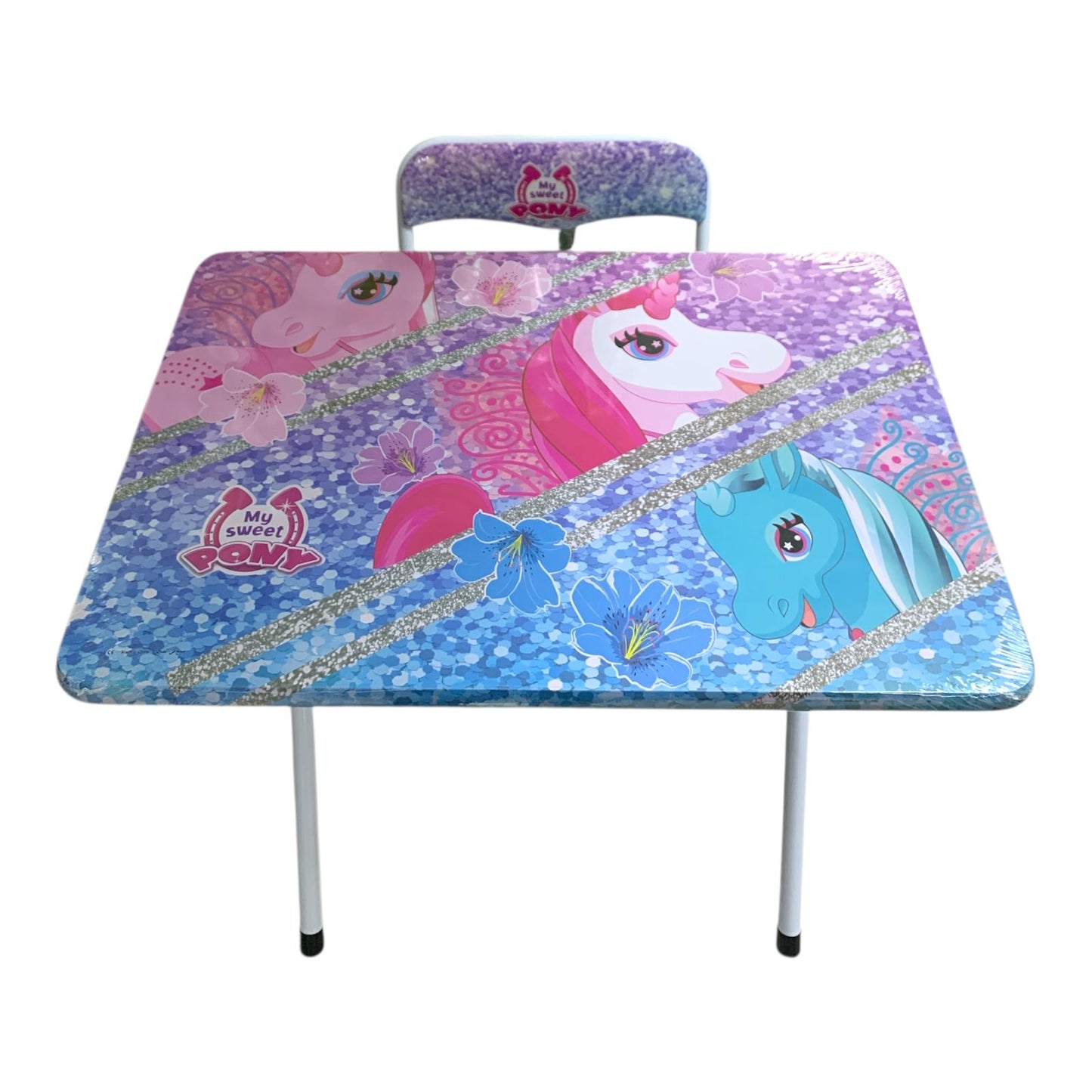 Unicorn Study Set Desk and Chair || مجموعة دراسة شخصيات طاوله و كرسي يوني كورن