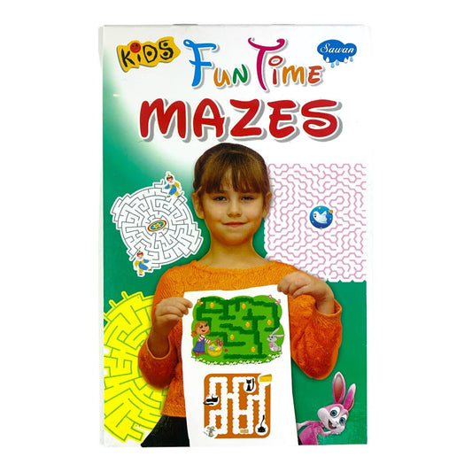 Sawan Kids Fun Time Mazes || دفتر نشاطات الاطفال انجليزي المتاهات