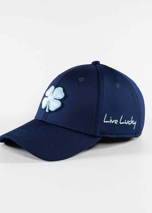 PREMIUM CLOVER 6(Navy Blue /Carolina Blue Clover) || كاب بلاك كلوفر #15