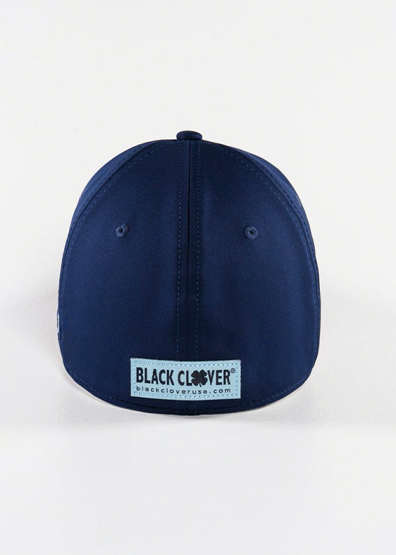 PREMIUM CLOVER 6(Navy Blue /Carolina Blue Clover) || كاب بلاك كلوفر #15