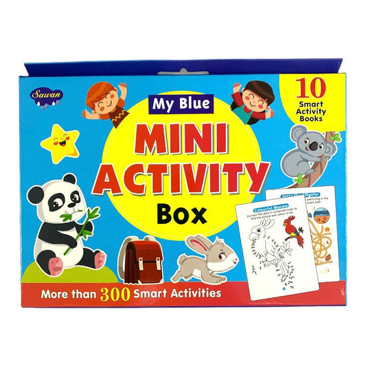 My Blue Mini Activity Box || بوكس نشاطات الاطفال الازرق