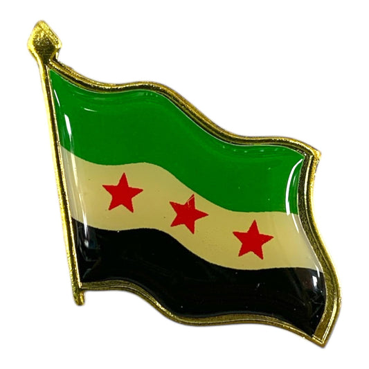 New Syria Flag Badge || بادج علم سوريا الجديد