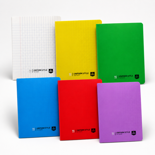 LFK French School Notebook 22*17 cm 96 Pages Assorted Color || دفتر المدرسة الفرنسية بالكويت مقاس 22*17 عدد 96 صفحة الوان متنوعة