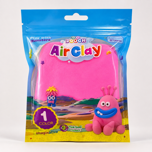 Do Dough Air Clay 50 Grams Fuchsia || طين قطني دو دوه 50 جرام فوشي