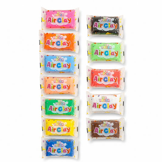 Do Dough Air Clay 12 Colors || مجموعة دو دوه طين قطني 12 لون