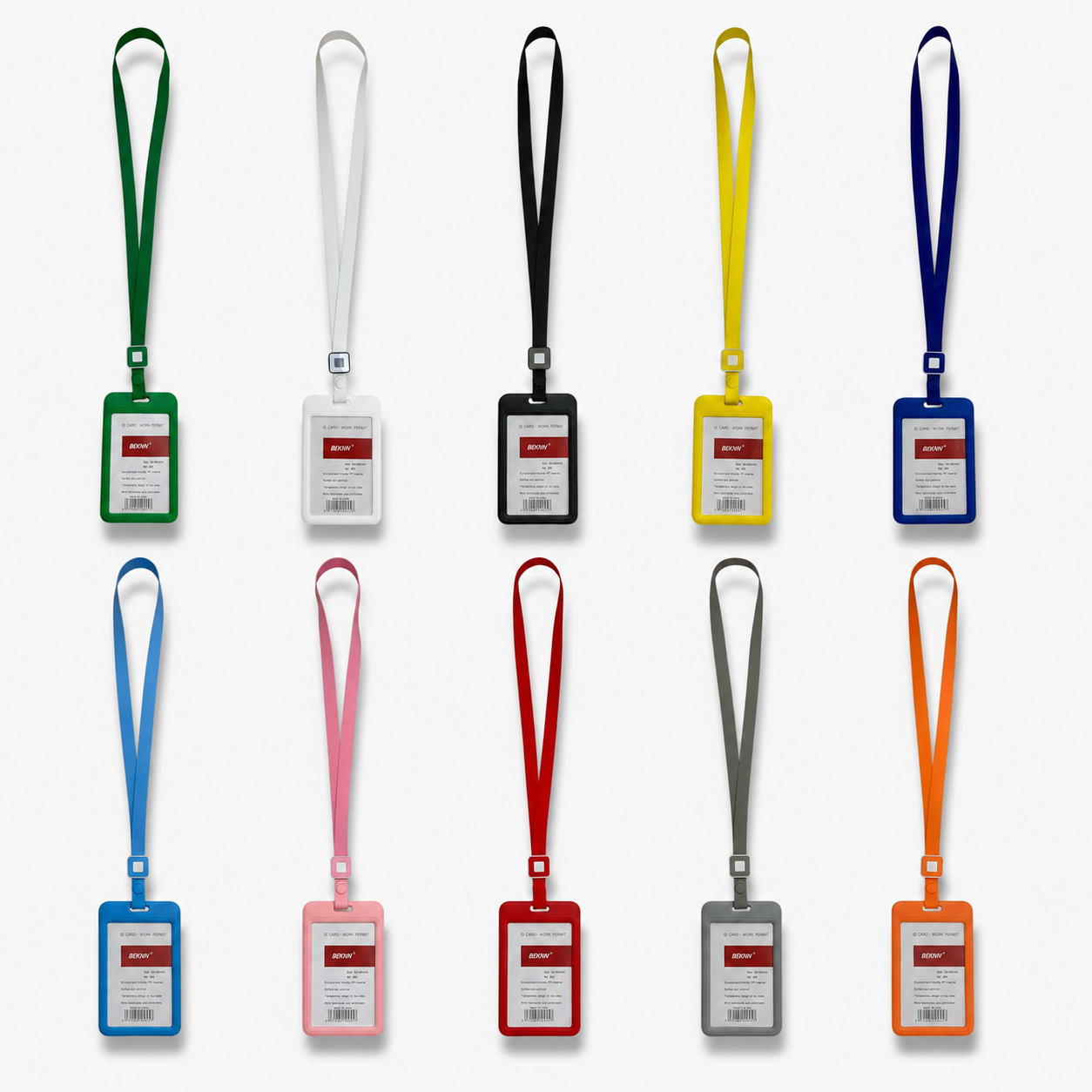 Vertical ID Holder || غلاف هوية بلاستك بالطول