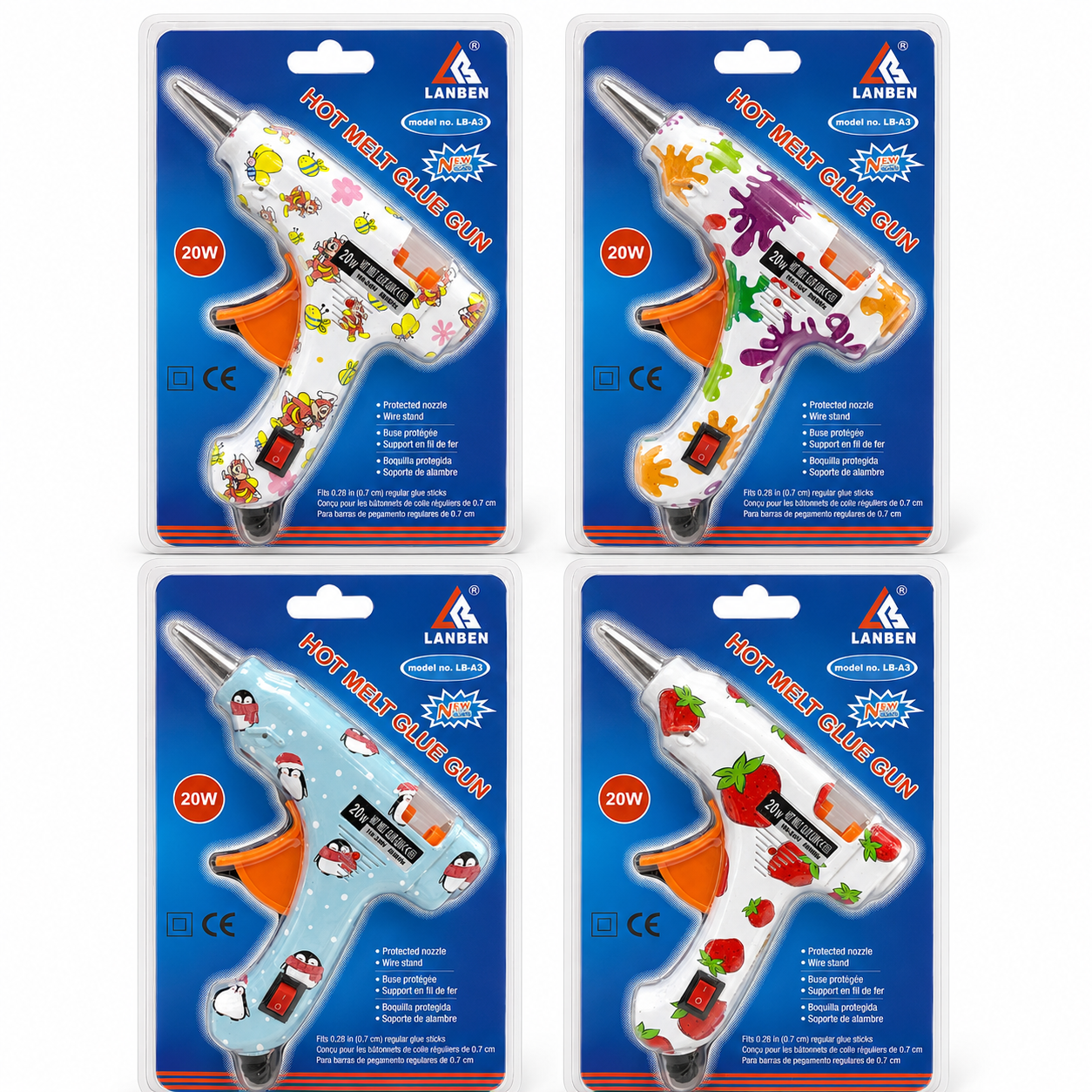 Hot Melt Glue Device Assorted Models || جهاز شمع موديلات متنوعة