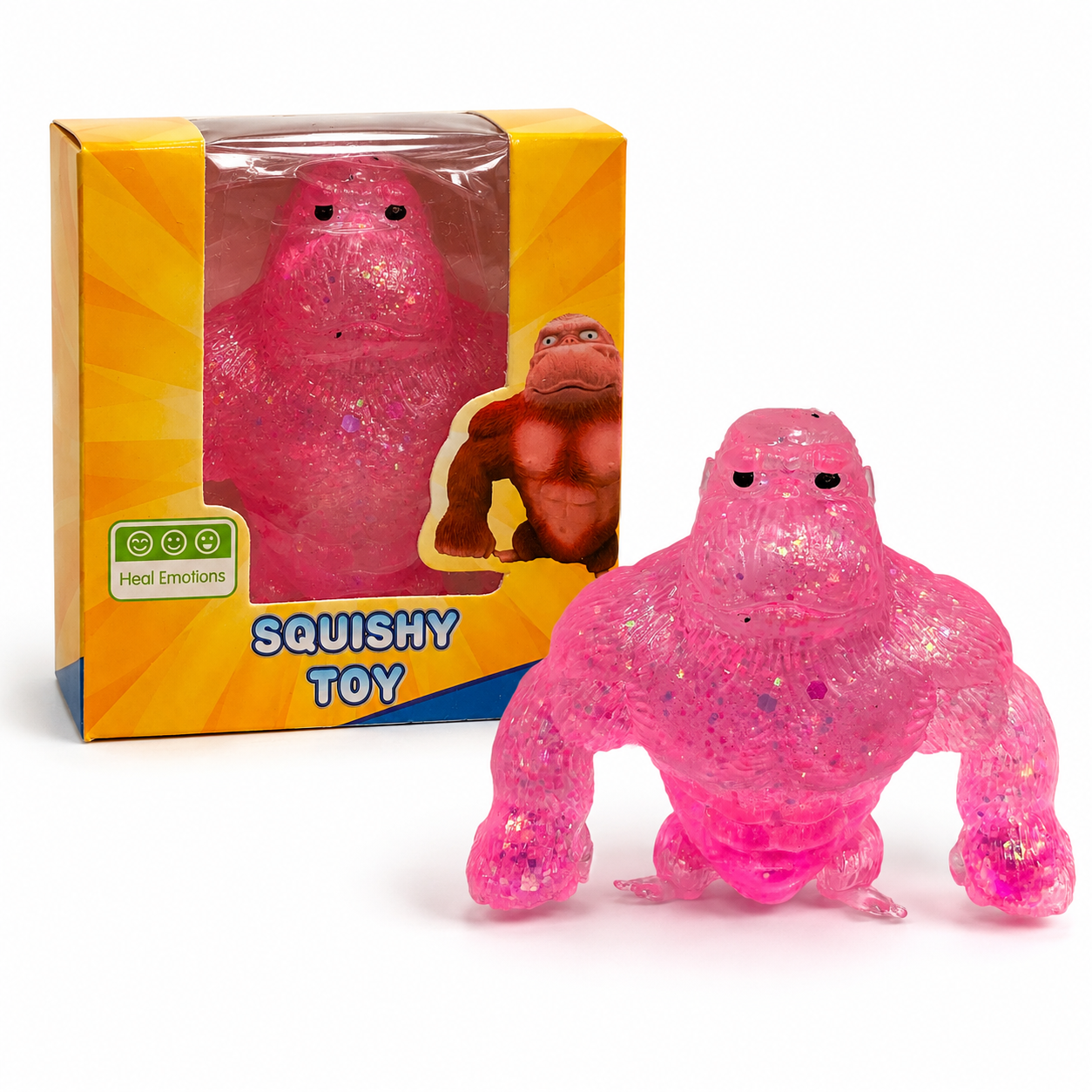 Pink Gorilla Squishy || سكوشي غوريلا وردي