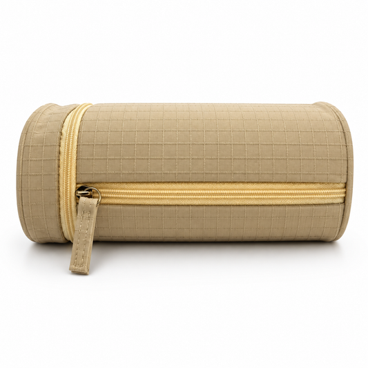 A&T Cylinder Pencil Pouch 2 Zipper #2 || مقلمة اسطوانية 2 سحاب #2