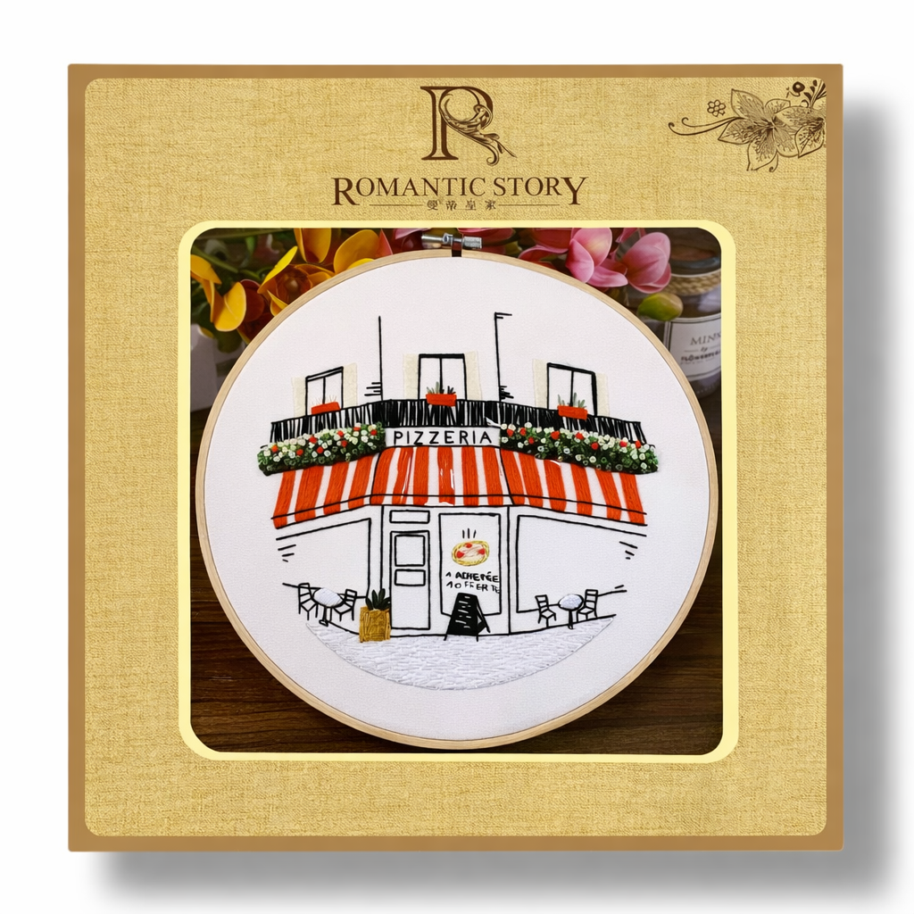 Crochet Embroidery Set 25 cm #14 || طقم كروشيه تطريز 25 سم #14