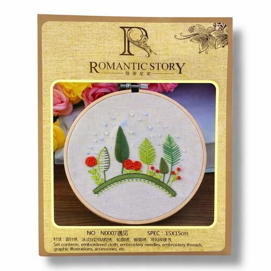 Crochet Embroidery Set 15 cm #10 || طقم كروشيه تطريز 15 سم #10