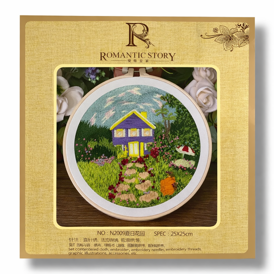 Crochet Embroidery Set 25 cm #4 || طقم كروشيه تطريز 25 سم #4