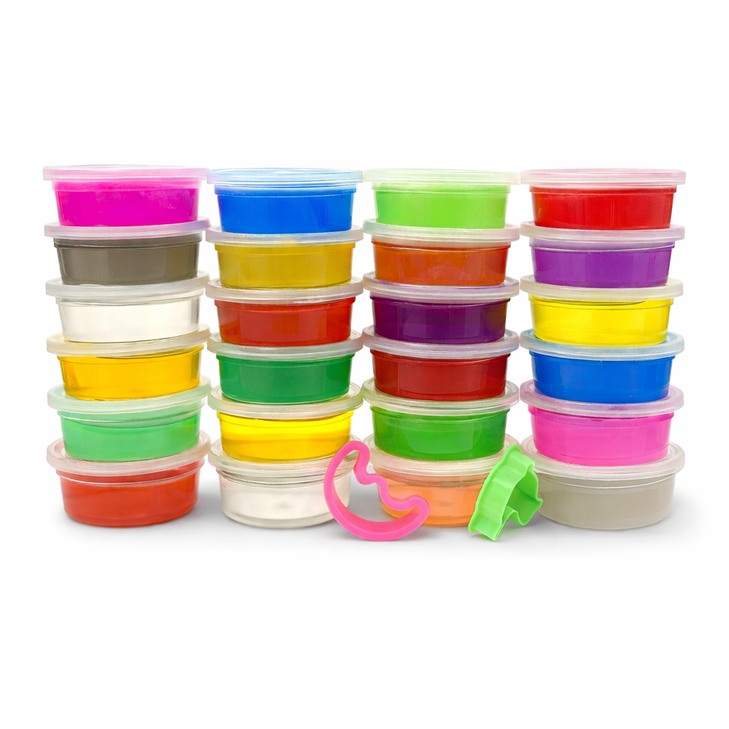 Crystal Color Mud Slime 24 Colors || سلايم كريستال ملون شفاف 24 لون