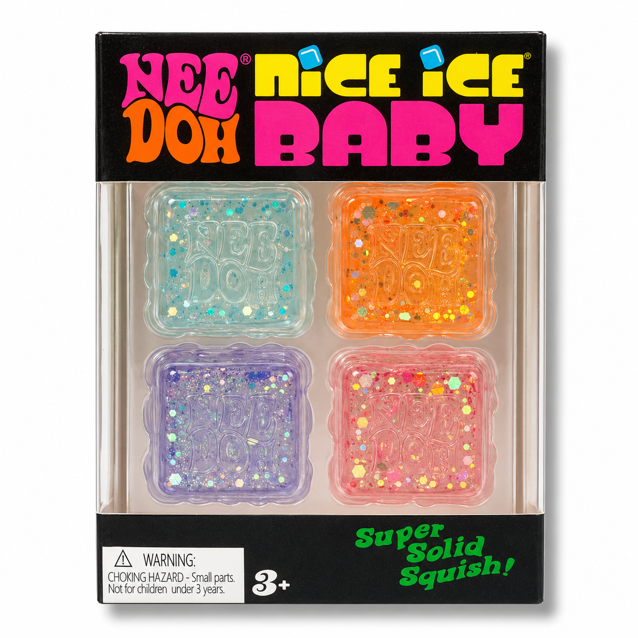 Needoh Mini Glitter Cubes || مكعيات نيدو غليتر ميني 4 بون 