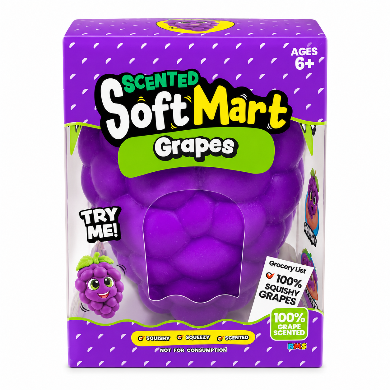 Soft Mart Squishy Grapes || سكوشي عنب حجم كبير