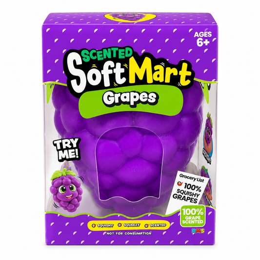 Soft Mart Squishy Grapes || سكوشي عنب حجم كبير
