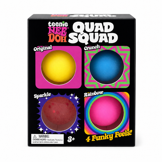 Needoh Teenie Quad Squad 4 Colors || نيدو كرات 4 لون حجم صغير