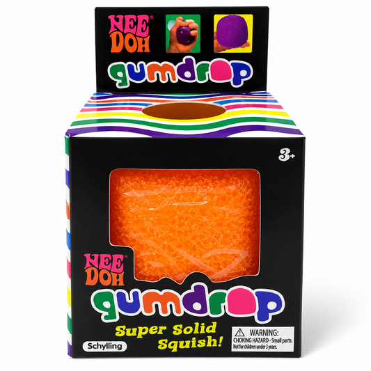Needoh Gumdrop Cube Orange || نيدو مكعب غامدروب برتقالي