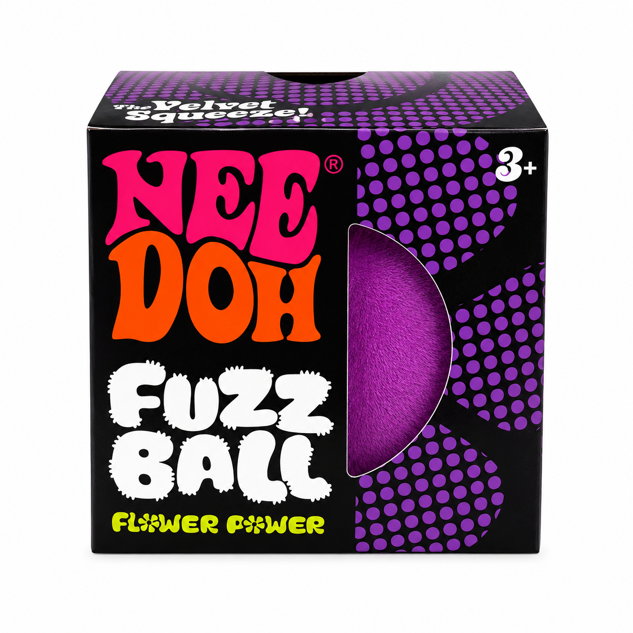 Needoh Fuzz Ball Flower Power Purple || نيدو الكره فاز بول بنفسجي
