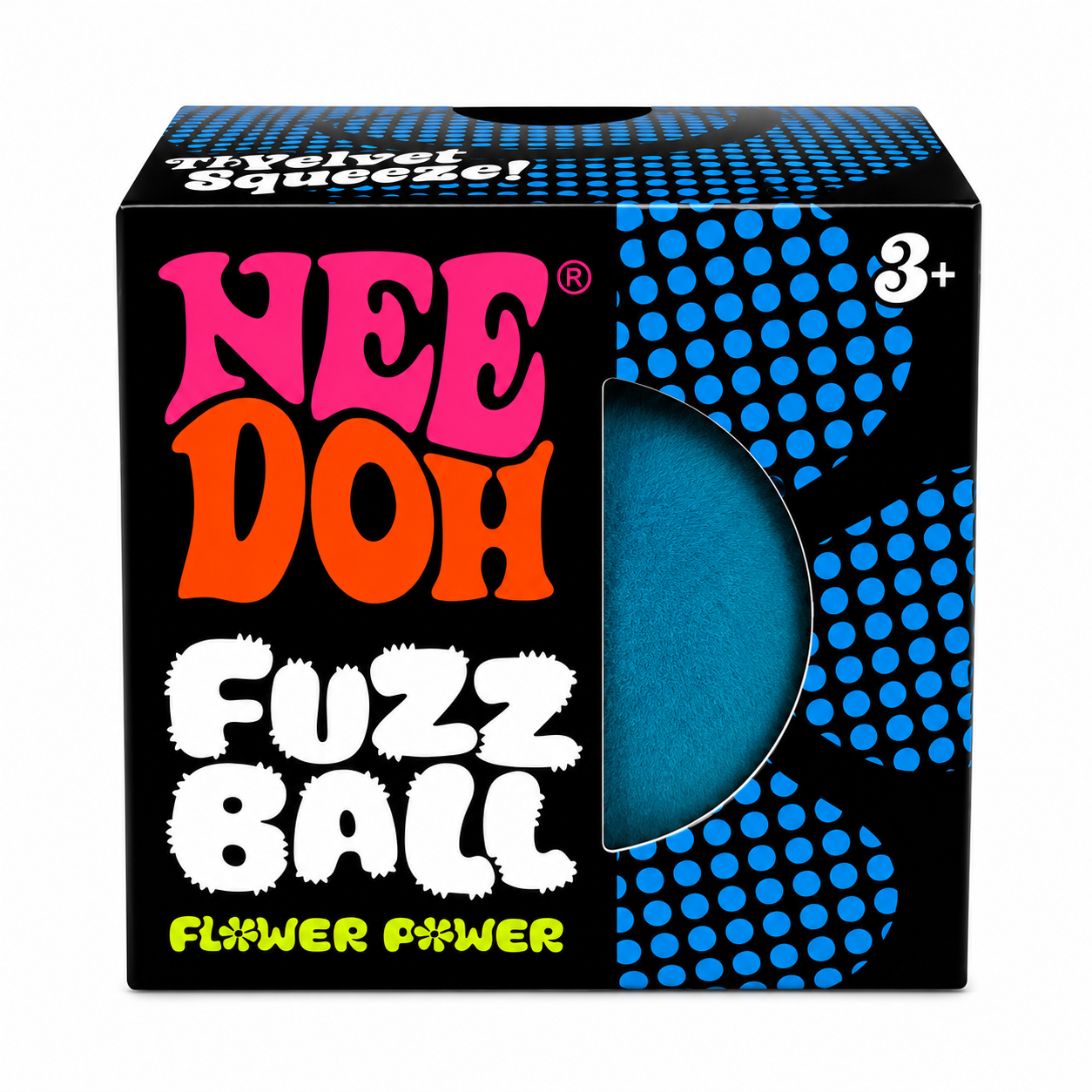 Needoh Fuzz Ball Flower Power Blue || نيدو الكره فاز بول ازرق