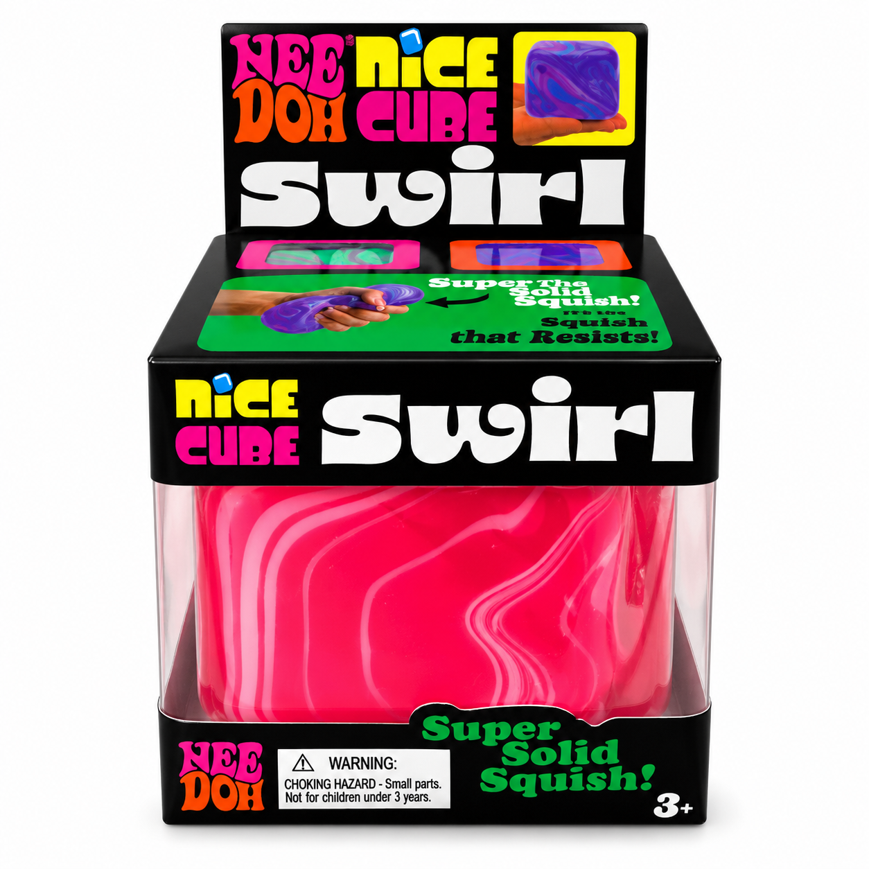 Needoh Nice Cube Swirl Pink || مكعب نيدو سويرل وردي