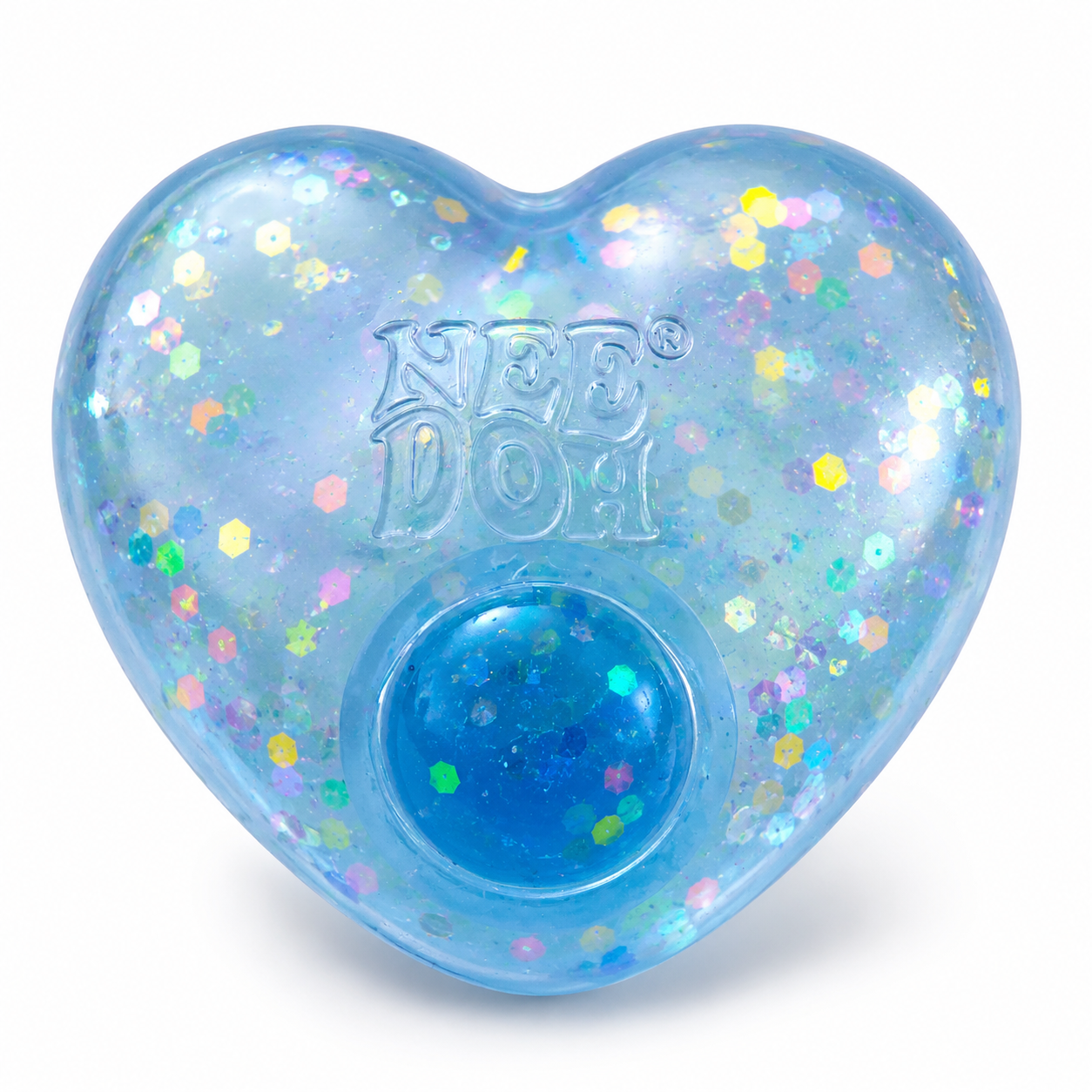 Needoh Squeeze Hearts Squishy Blue || نيدو سكويشي قلب ازرق
