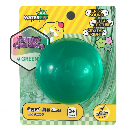 Water Elf Crystal Clear Slime Green || واتر الف سلايم كريستال لون اخضر