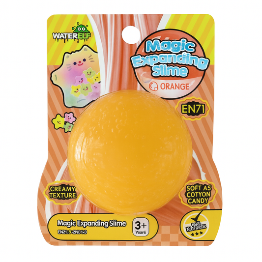 Water Elf Magic Expanding Slime Orange || واتر الف سلايم لون برتقالي