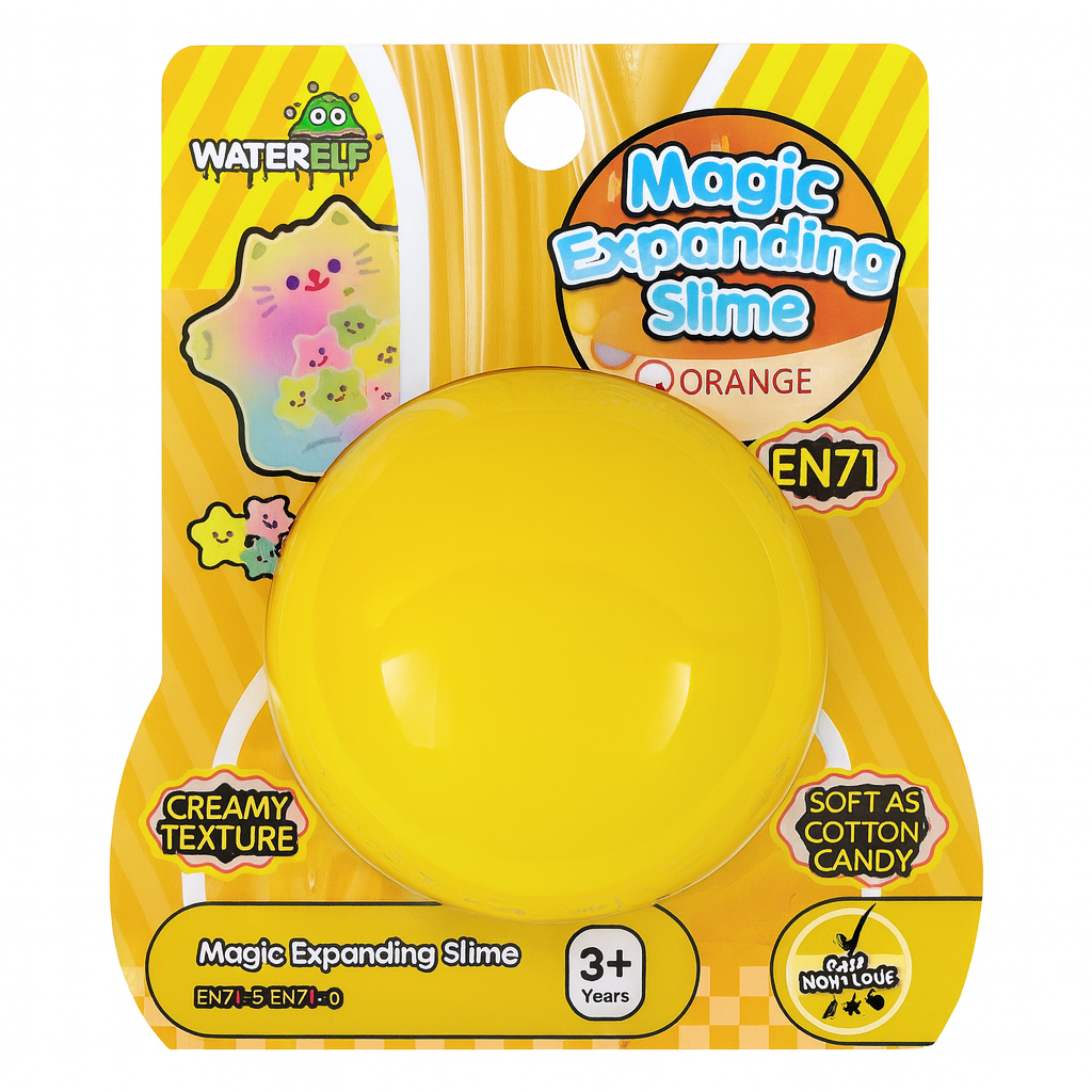 Water Elf Magic Expanding Slime Yellow || واتر الف سلايم لون اصفر