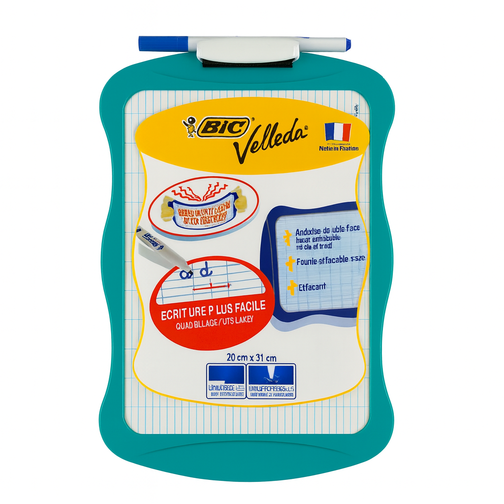 Bic Velleda Whiteboard Set 3 Pcs Green Color || مجموعة سبورة وايت بورد بيك 3 قطعة لون أخضر