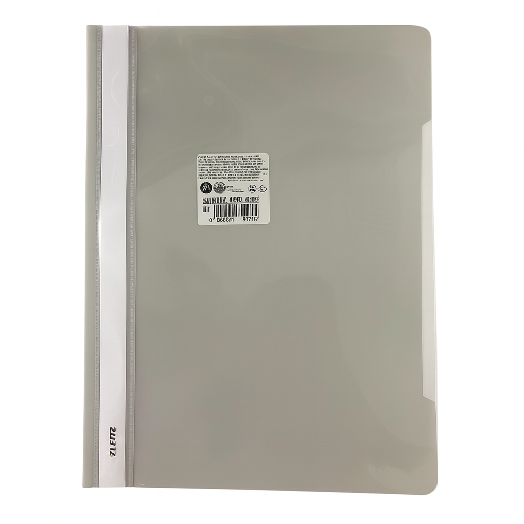 Leitz Clear File Grey || ملف وجه شفاف ماركة ليتز لون رمادي