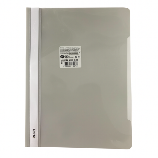 Leitz Clear File Grey || ملف وجه شفاف ماركة ليتز لون رمادي