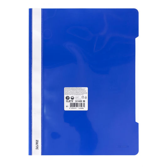 Leitz Clear File Blue || ملف وجه شفاف ماركة ليتز لون أزرق
