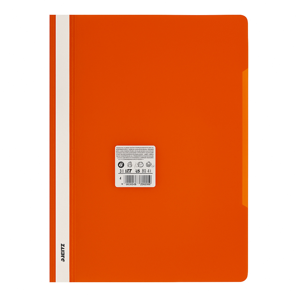 Leitz Clear File Orange || ملف وجه شفاف ماركة ليتز لون برتقالي