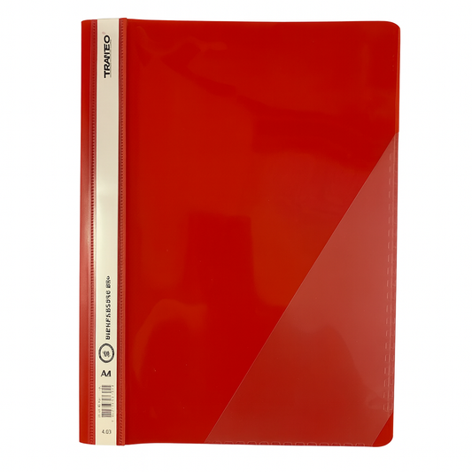 Tranbo Clear File Red || ملف وجه شفاف ماركة ترانبو لون أحمر