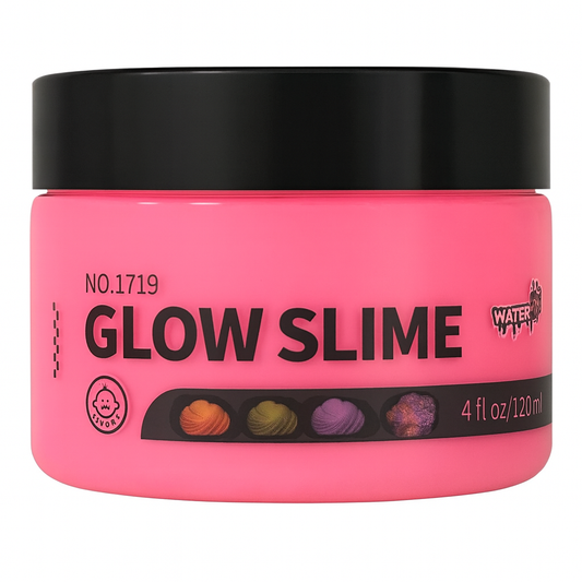 Water Elf Glow Slime 120ml Pink || سلايم مضيئ 120 مل لون وردي