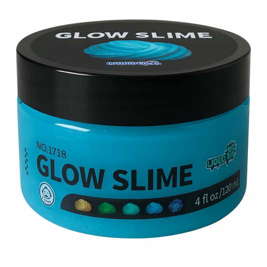 Water Elf Glow Slime 120ml Blue || سلايم مضيئ 120 مل لون أزرق
