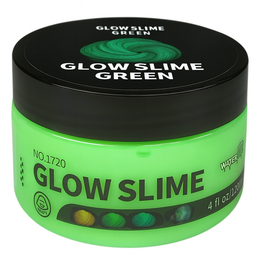 Water Elf Glow Slime 120ml Green || سلايم مضيئ 120 مل لون اخضر