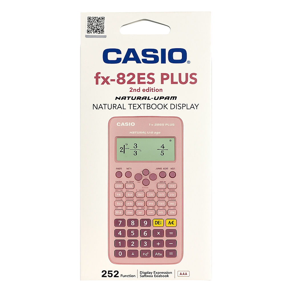 Casio Calculator 82 ES Plus Pink Color || الة حاسبة كاسيو 82 اي اس لون وردي