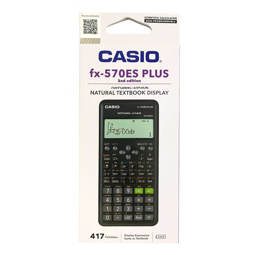 Casio Calculator 570 ES Plus || الة حاسبة كاسيو 570 اي اس