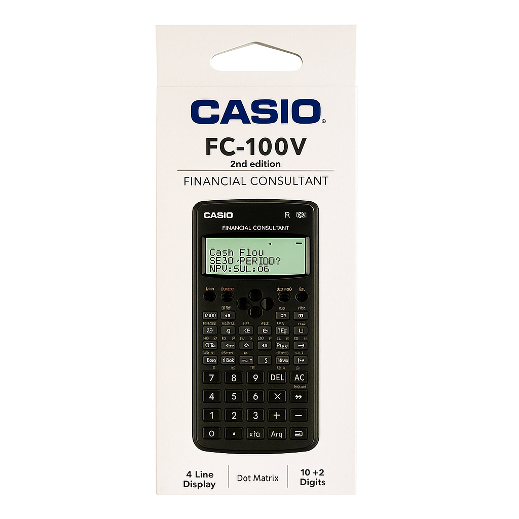 Casio FC-100 V Financial Calculator || اله حاسبه كاسيو التمويلية اف سي 100