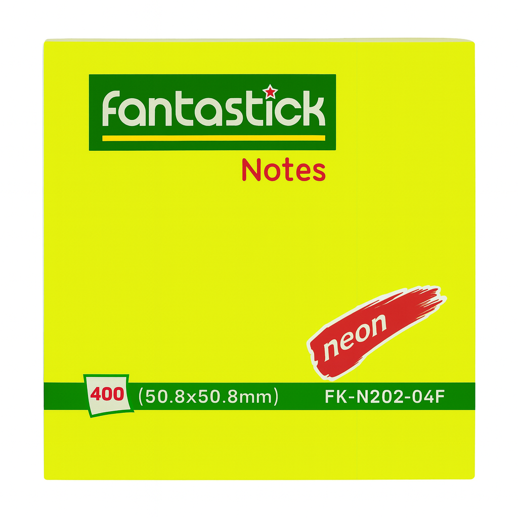 Fantastic Neon Sticky Notes 50.8 x 50.8 || فانتاستيك ستيكي نوت فسفوري 50.8 * 50.8